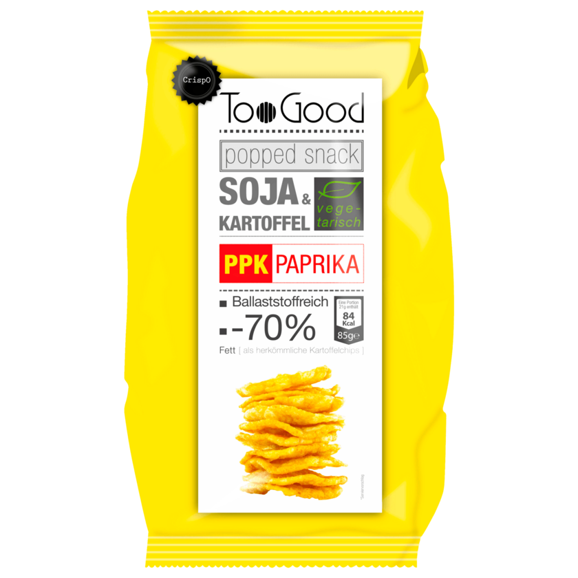 Toogood Chips Paprika Soja & Kartoffel 85g